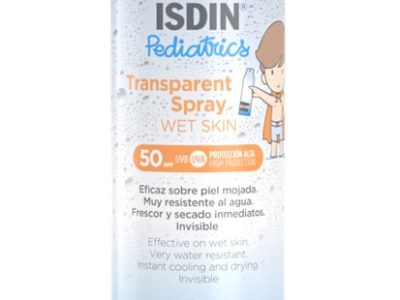 Fotoprotector ISDIN Transparent Spray Wet Skin Pediatrics SPF 50