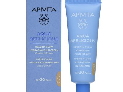 Apivita Aqua Beelicious Healthy Glow tinted fluid cream