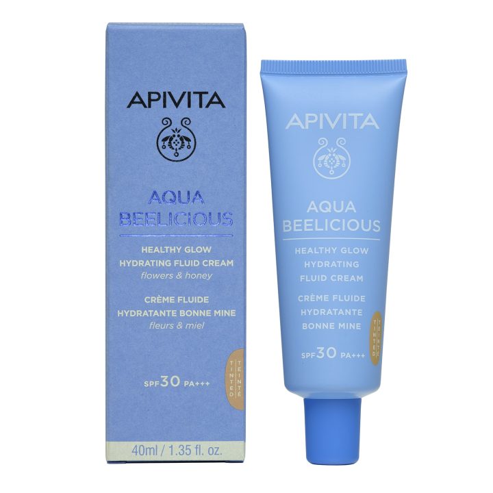 Apivita Aqua Beelicious Healthy Glow tinted fluid cream