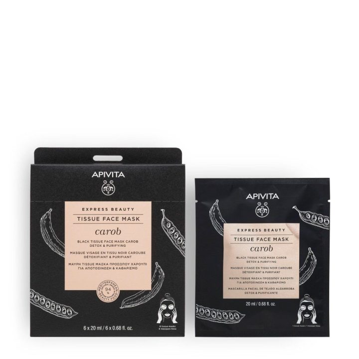 Apivita Carob Tissue Face Mask
