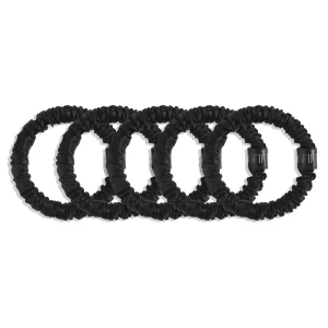 blackout | slim silk scrunchies