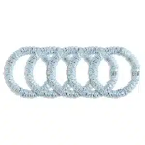 bluebird | slim silk scrunchies