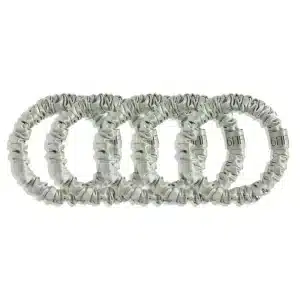 earth | slim silk scrunchies