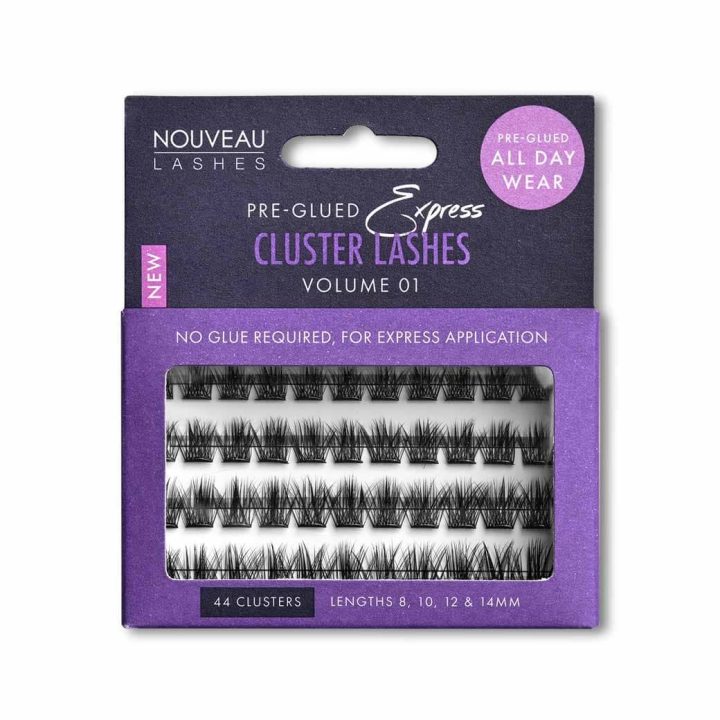 Nouveau Lashes Pre-Glued Express Cluster Lashes / Volume 01