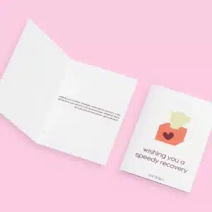 wishing you a speedy recovery - greeting cards