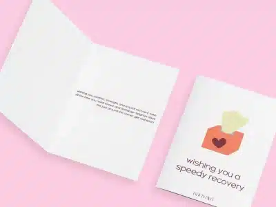 wishing you a speedy recovery - greeting cards