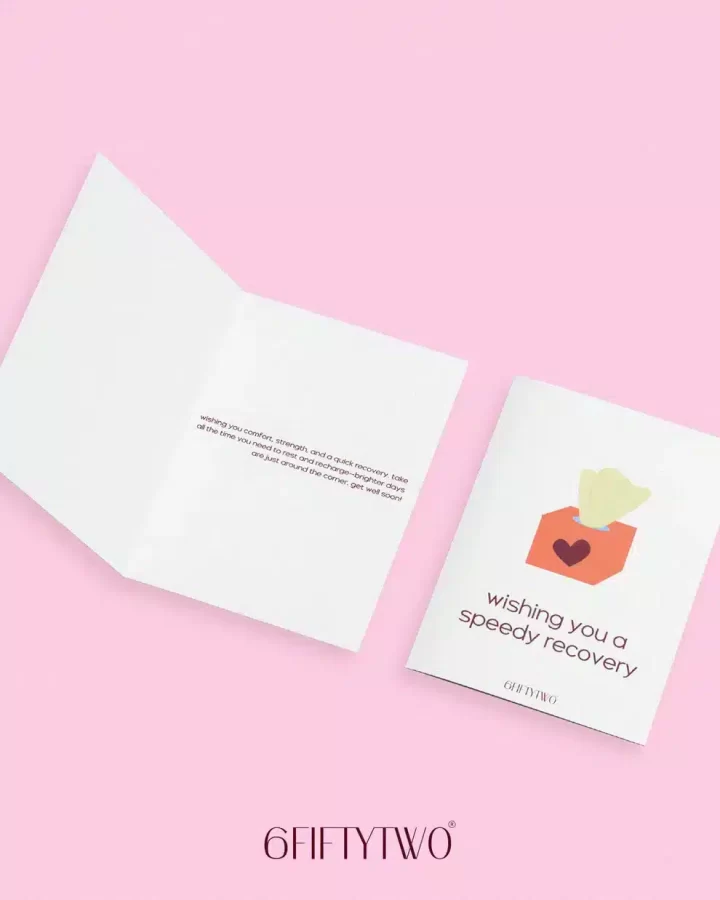 wishing you a speedy recovery - greeting cards