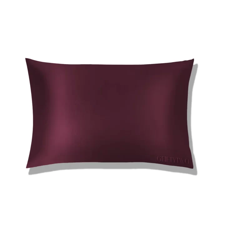 merlot | queen-sized dream silk pillowcase